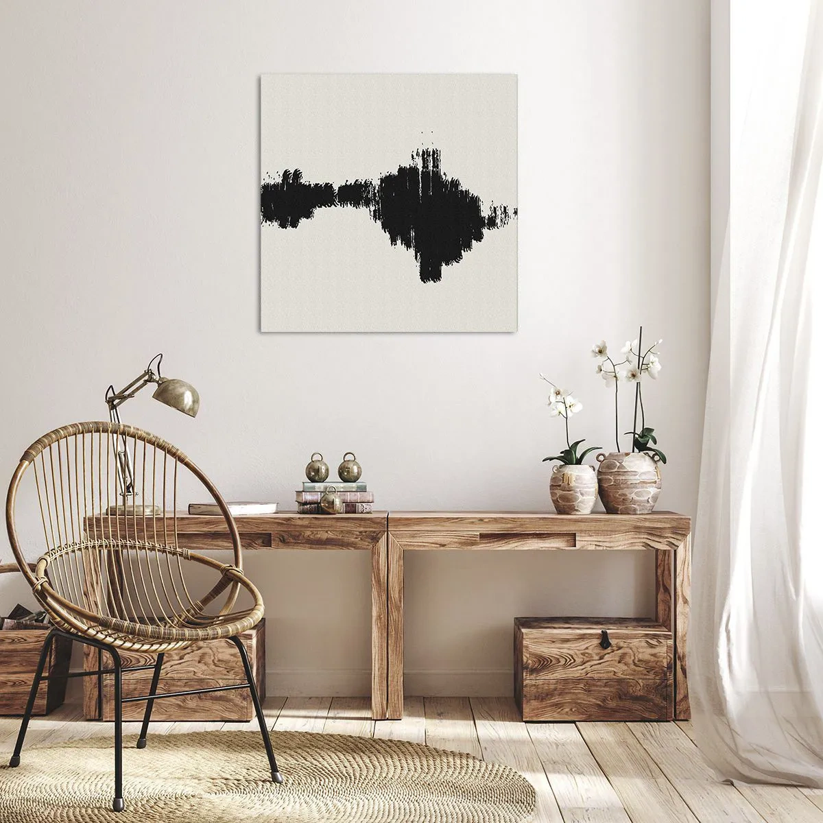 Obraz na płótnie - Drgania wyobraźni - 60x60 cm