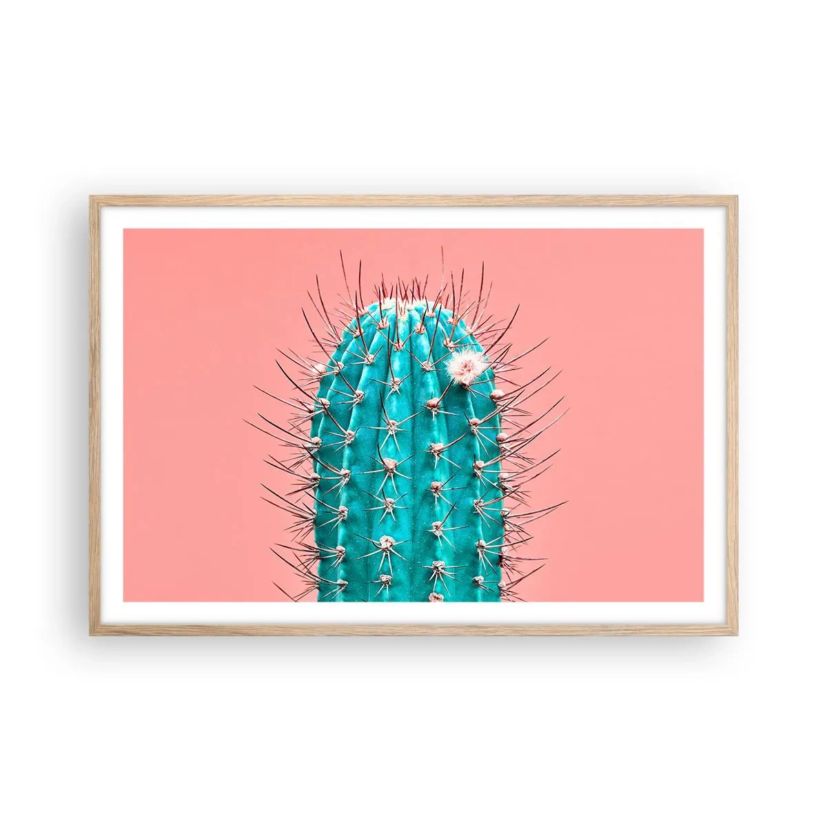 Plakat w ramie jasny dąb - Tylko patrz - 91x61 cm