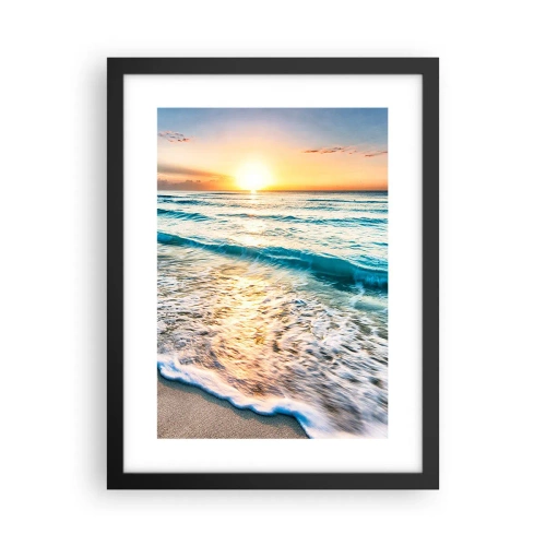 Plakat w czarnej ramie - Widok wart zachodu - 30x40 cm