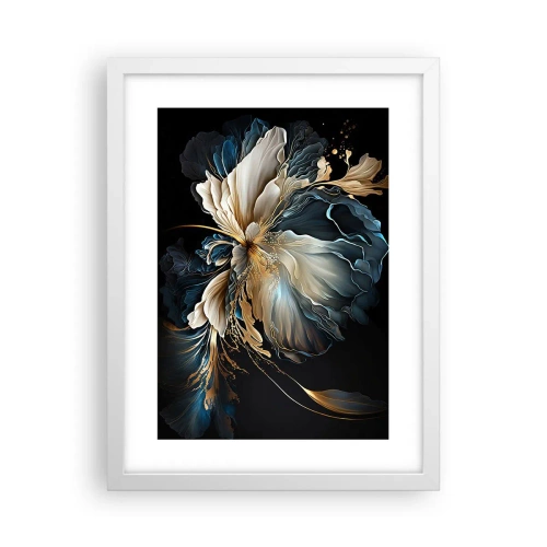 Plakat w białej ramie - Baśniowy kwiat paproci - 30x40 cm