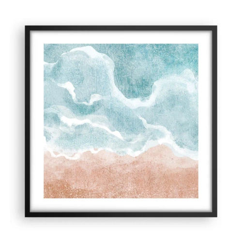 Plakat w czarnej ramie - Abstrakcja obłoczna - 50x50 cm