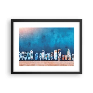 Plakat w czarnej ramie - W jednym rzędzie - 40x30 cm