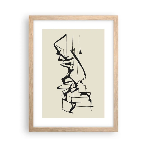 Plakat w ramie jasny dąb - Być może pejzaż - 30x40 cm