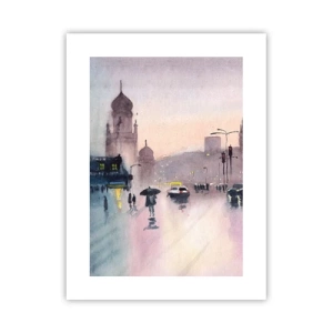 Plakat - W deszczowej mgiełce - 30x40 cm