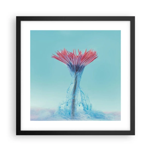 Plakat w czarnej ramie - W ożywczym objęciu - 40x40 cm