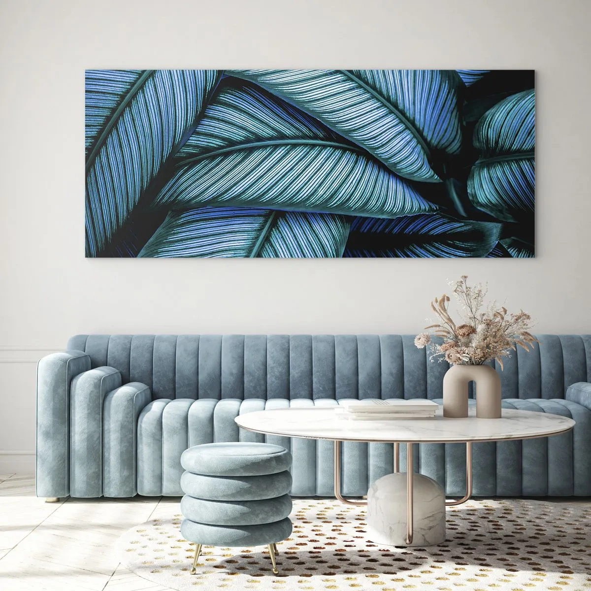 Obraz na szkle - Linie życia - 100x40 cm