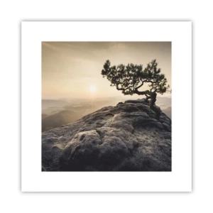 Plakat - Życie zawsze zwycięża - 30x30 cm