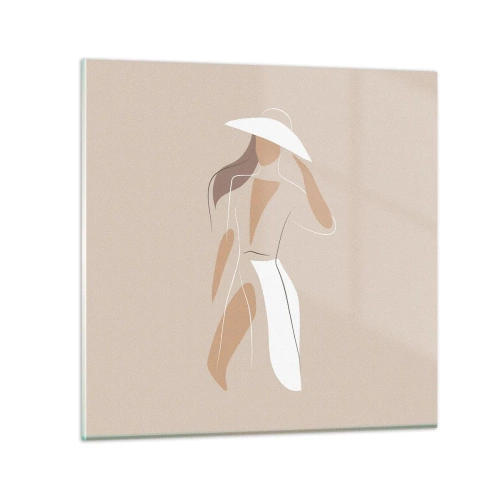 Obraz na szkle - Moda to zabawa - 50x50 cm