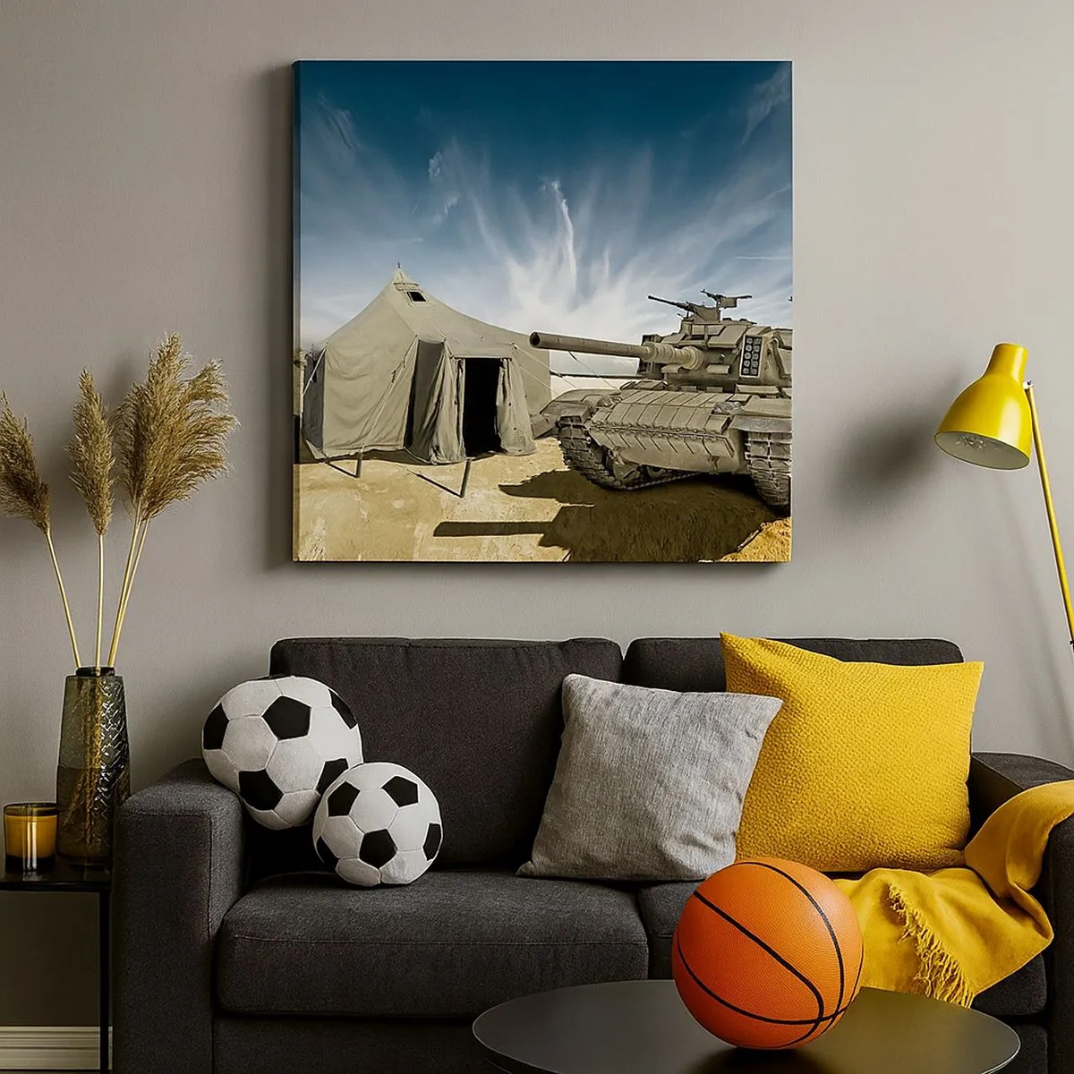 Obraz na płótnie - Militarny sen - 30x30 cm