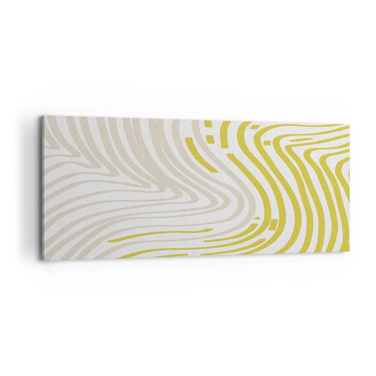 Obraz na płótnie - Kompozycja z łagodnym ugięciem - 100x40 cm
