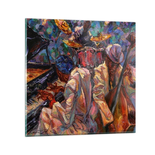 Obraz na szkle - W jednym rytmie - 70x70 cm