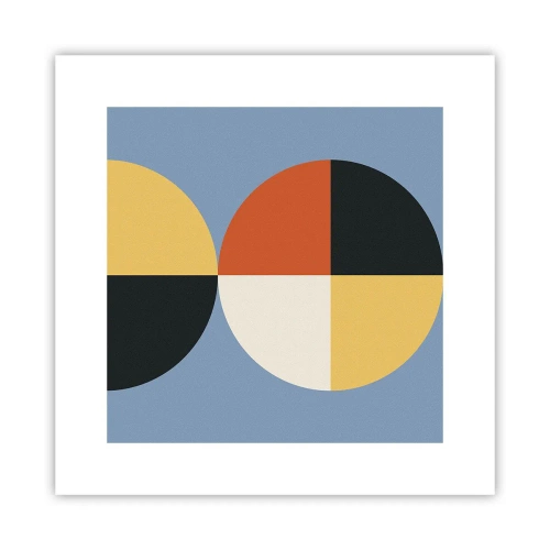 Plakat - Patrz i licz - 30x30 cm