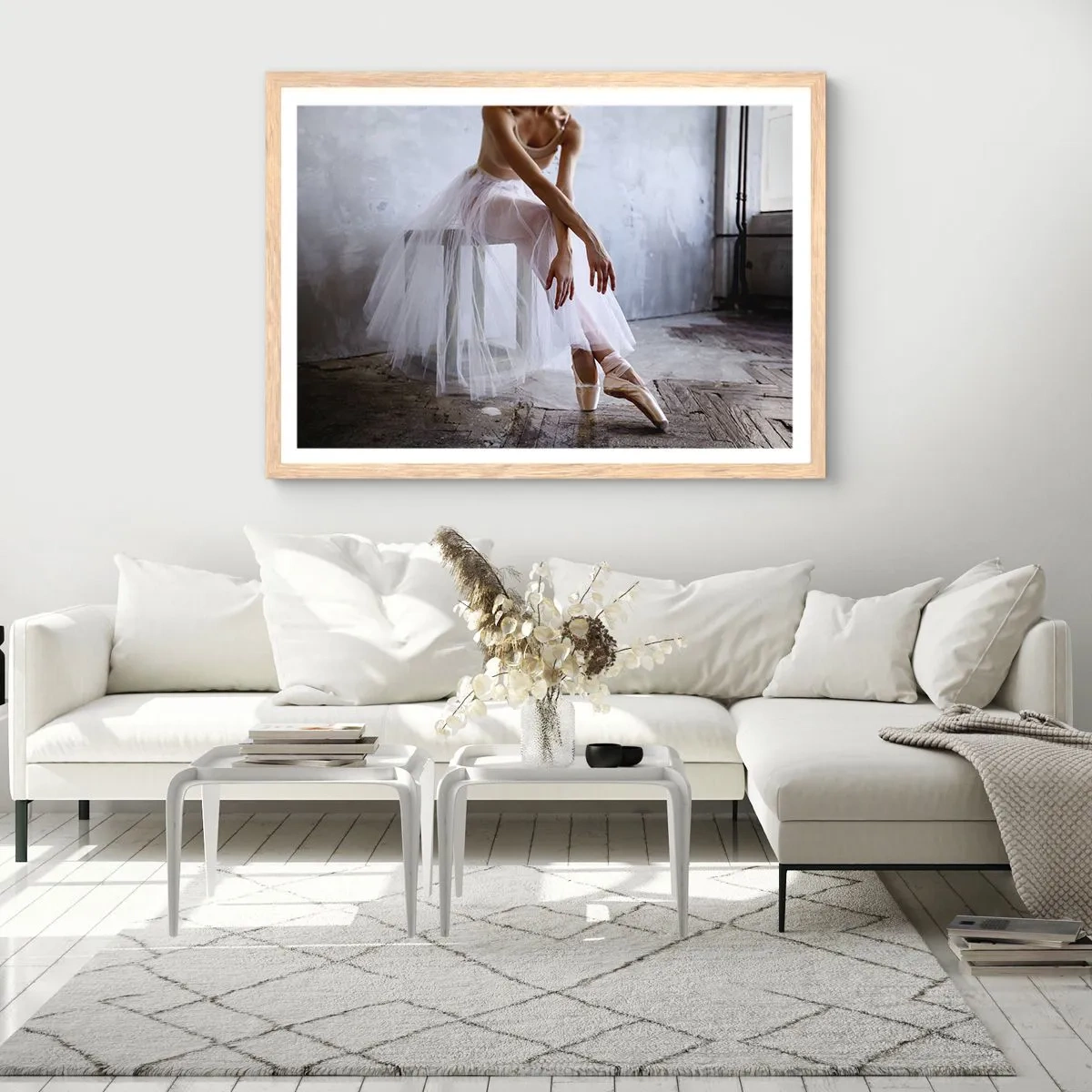 Plakat w ramie jasny dąb - Zanim zabłysną światła rampy - 100x70 cm