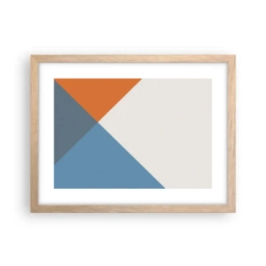 Plakat w ramie jasny dąb - Pod kątem… - 40x30 cm