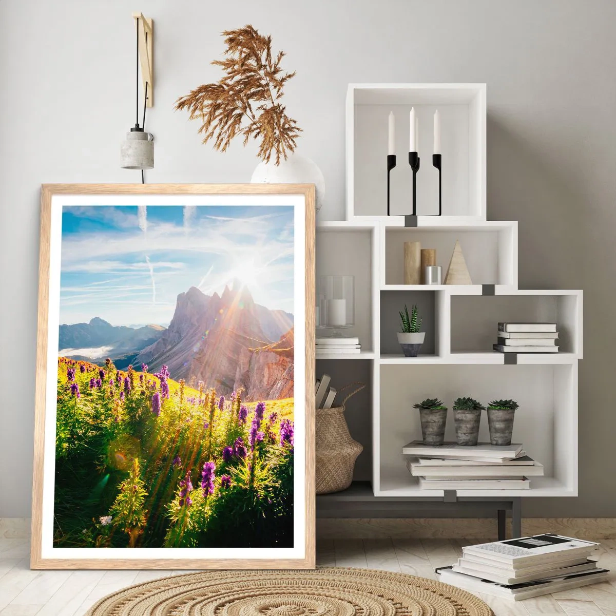 Plakat w ramie jasny dąb - Sekretne życie ziół - 40x50 cm