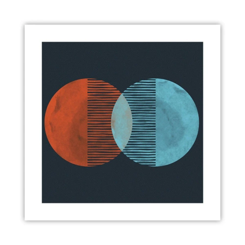 Plakat - Astronomiczna fantazja - 40x40 cm