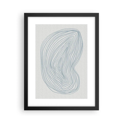 Plakat w czarnej ramie - Uśmiech kropli - 30x40 cm