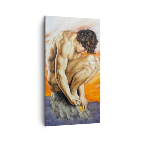 Obraz na płótnie - Zatopiony w sobie - 45x80 cm