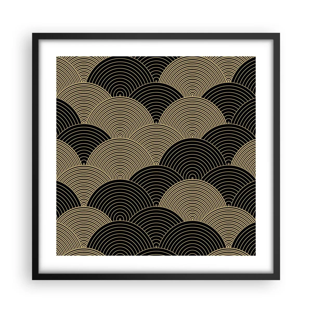 Plakat w czarnej ramie - Jedność w wielości - 50x50 cm