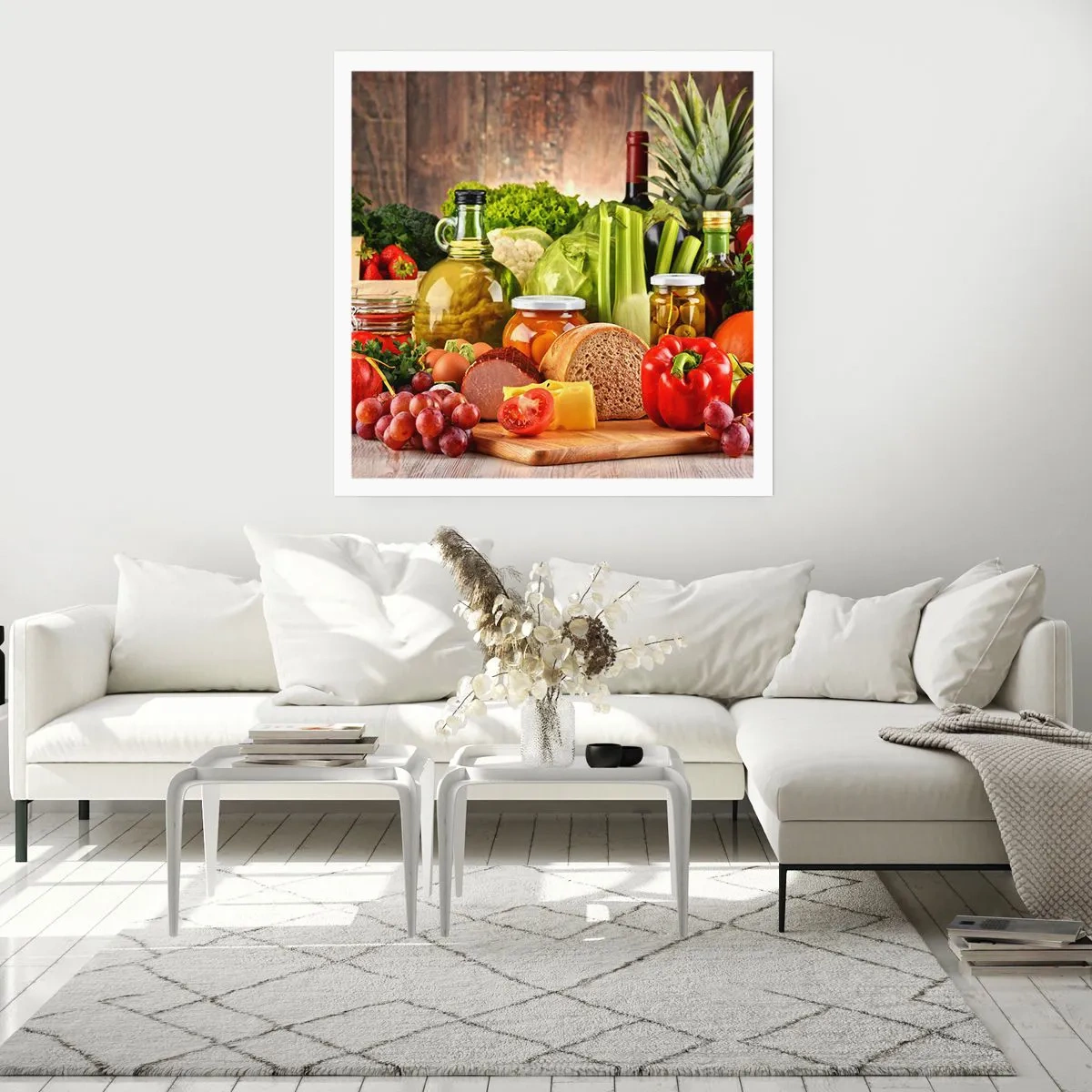 Plakat - Wędzone, pieczone, marynowane - 50x50 cm