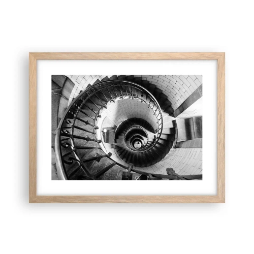 Plakat w ramie jasny dąb - Wyżej i wyżej - 40x30 cm