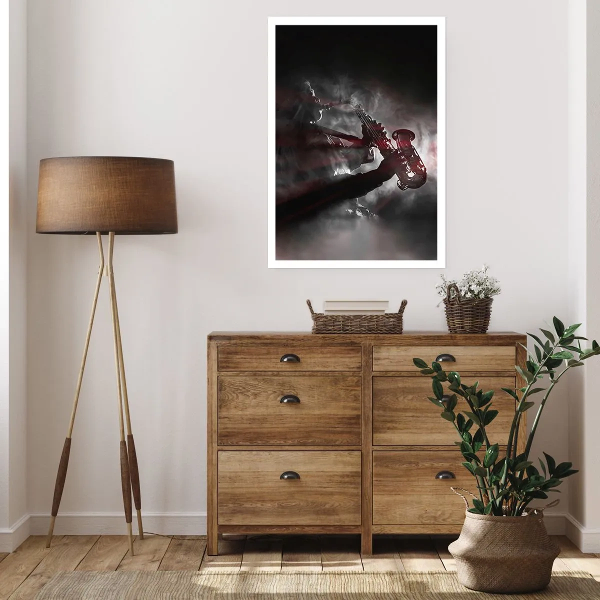 Plakat - W oparach jazzu - 40x50 cm