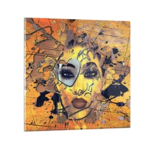 Obraz na szkle - Słoneczna piękność - 60x60 cm