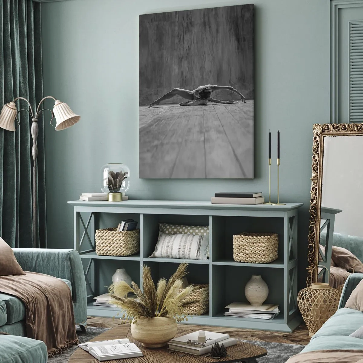 Obraz na płótnie - Symetria odnaleziona - 55x100 cm