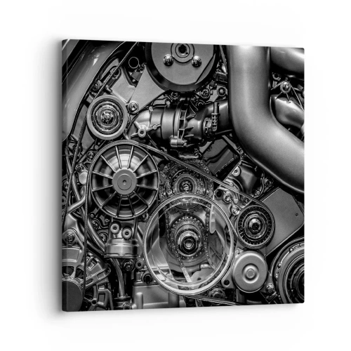 Obraz na płótnie - Poezja mechaniki - 30x30 cm