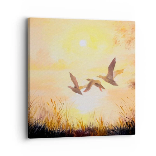 Obraz na płótnie - Początek dalekiej podróży - 40x40 cm