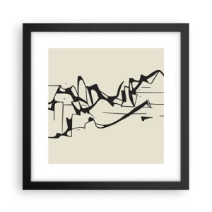 Plakat w czarnej ramie - Być może pejzaż - 30x30 cm