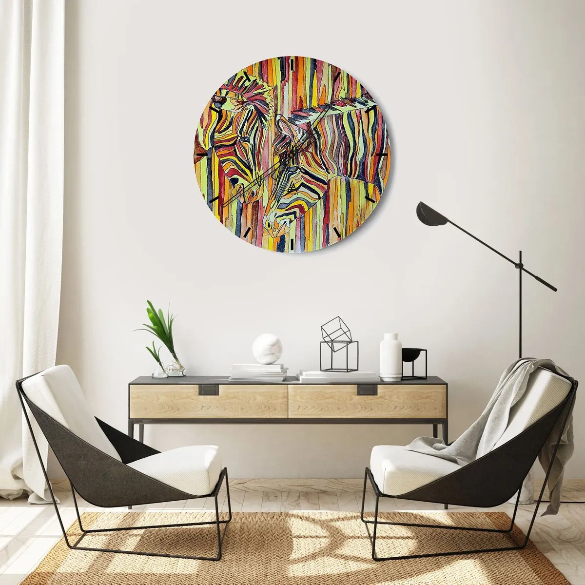 Zegar ścienny - A więc ty też… - 40x40 cm
