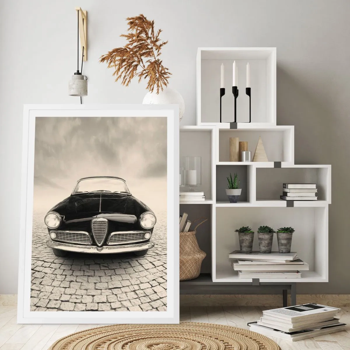 Plakat w białej ramie - I jak mnie nie kochać? - 40x50 cm