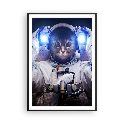 Plakat w czarnej ramie - Houston, macie problem - 70x100 cm