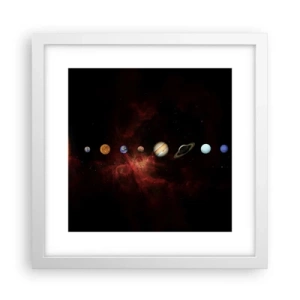 Plakat w białej ramie - Nasza okolica - 30x30 cm