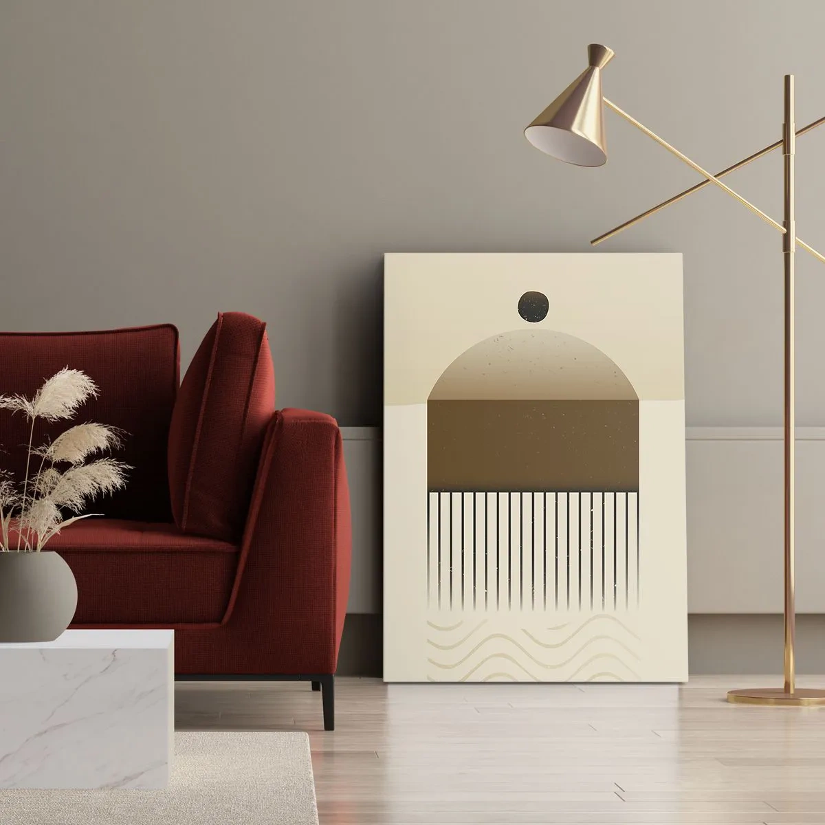 Obraz na płótnie - Różne stany - 45x80 cm