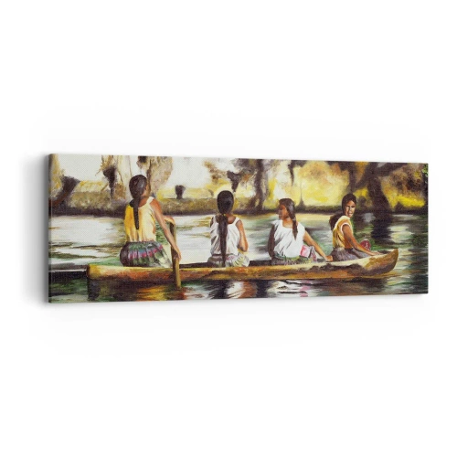 Obraz na płótnie - W polinezyjskim raju - 90x30 cm