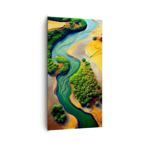 Obraz na płótnie - Życiodajna rzeka - 65x120 cm
