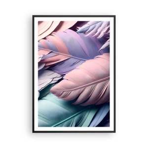 Plakat w czarnej ramie - Ptasi szyk - 70x100 cm