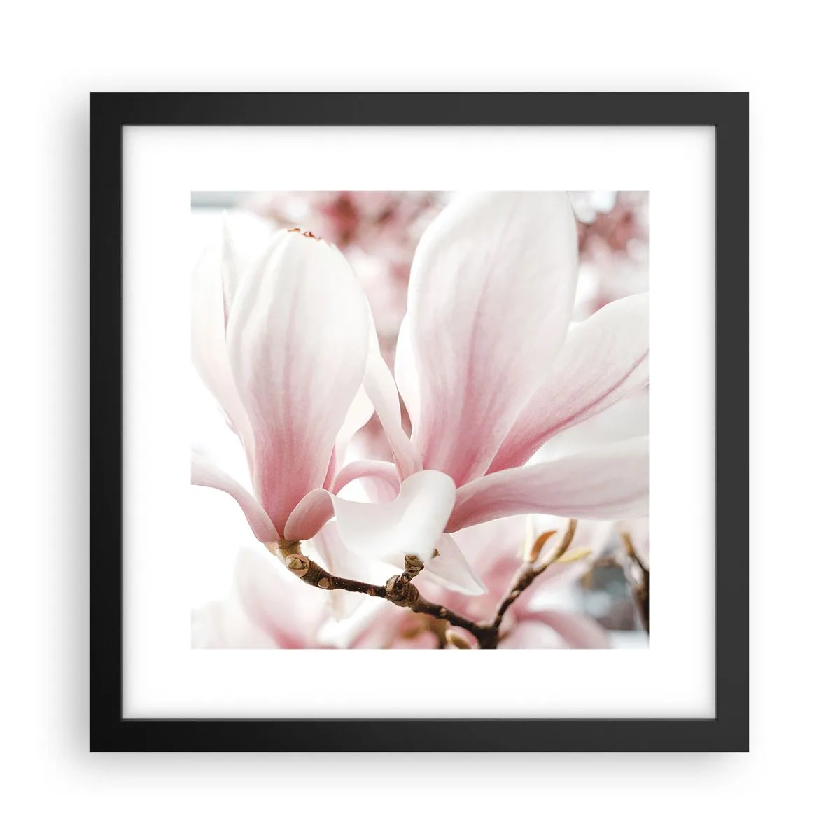 Plakat w czarnej ramie - Bezmiar czułości - 30x30 cm