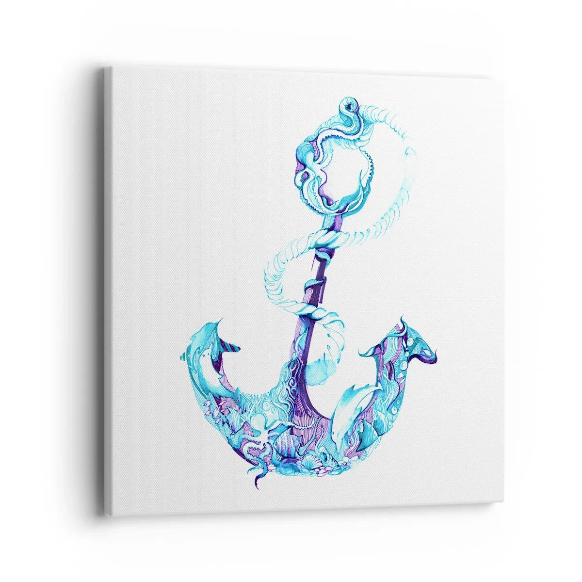 Obraz na płótnie - Powiernica tajemnic morza - 40x40 cm