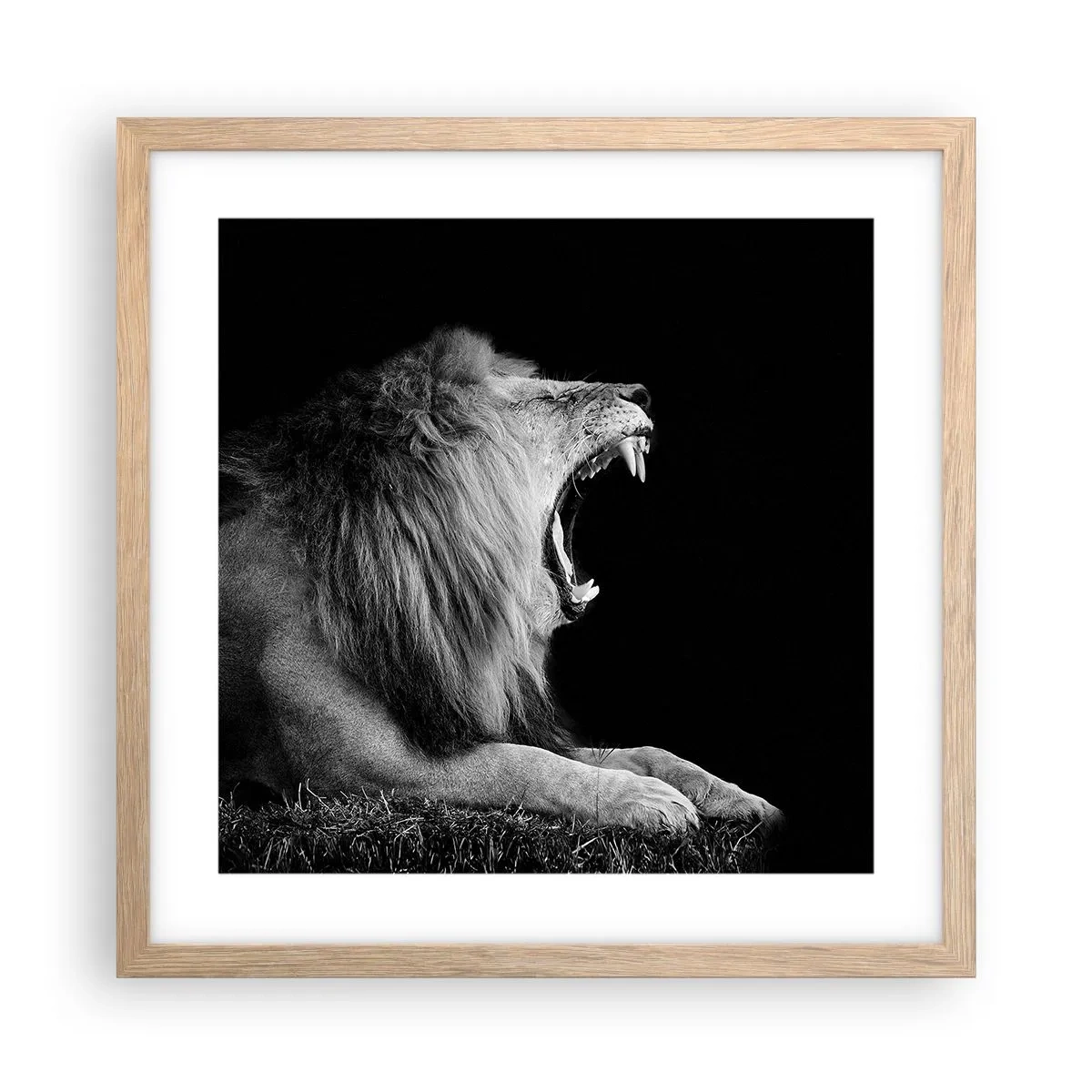 Plakat w ramie jasny dąb - Bez żadnych wątpliwości - 40x40 cm