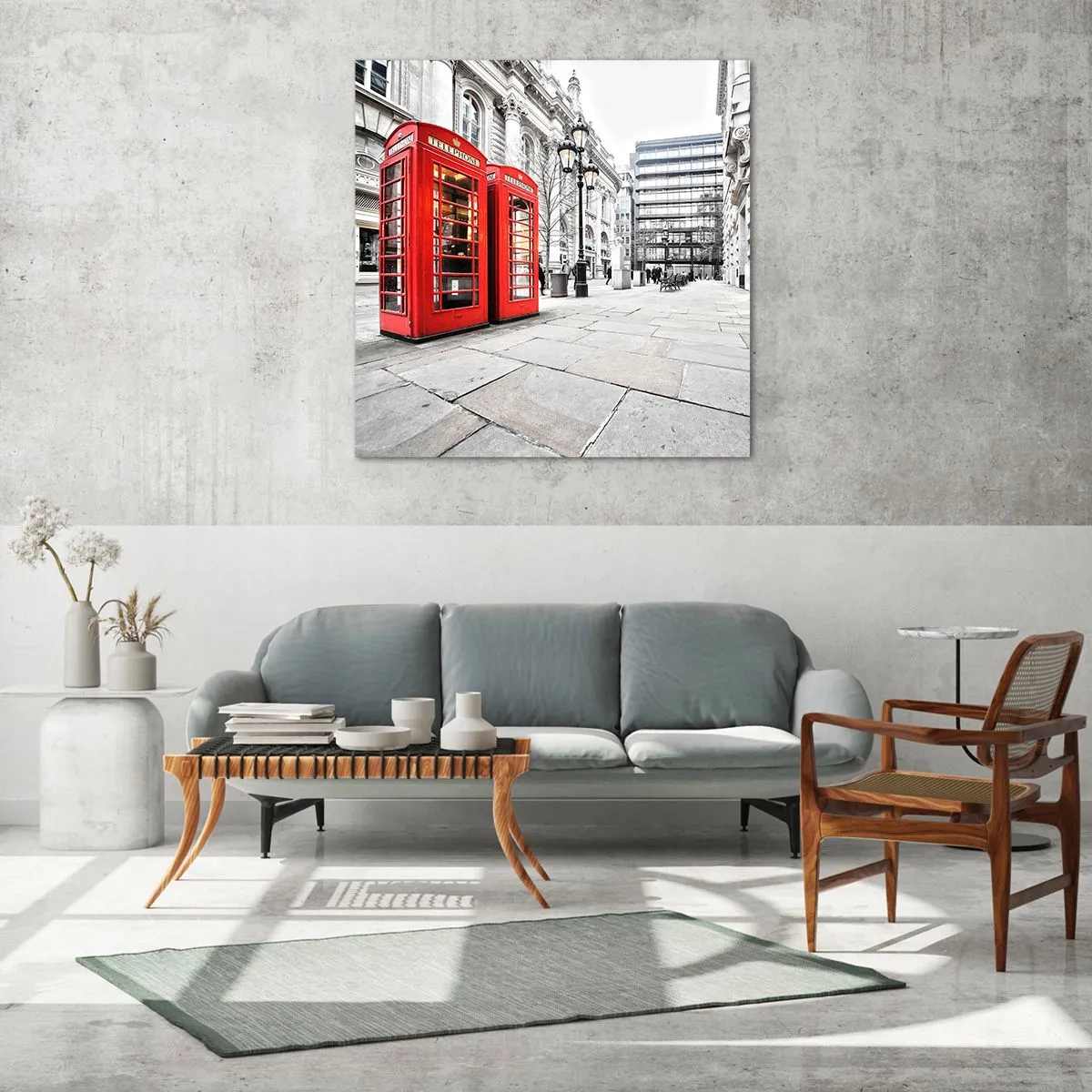 Obraz na szkle - Welcome to London - 60x60 cm