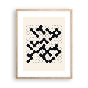Plakat w ramie jasny dąb - Chińska gra – wariacja - 40x50 cm