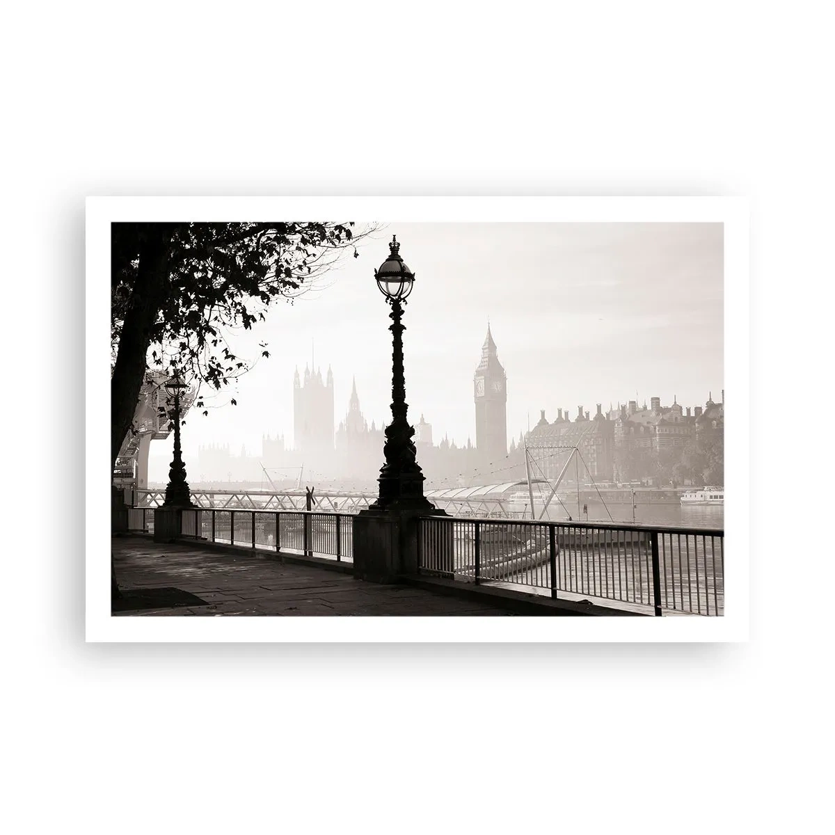 Plakat - Londyński poranek - 91x61 cm