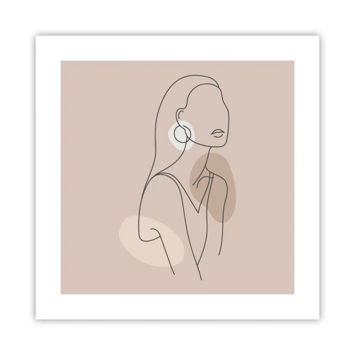 Plakat - Ikona dziewczęcości - 40x40 cm