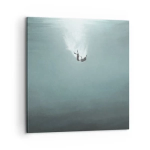 Obraz na płótnie - W objęciach oceanu - 60x60 cm