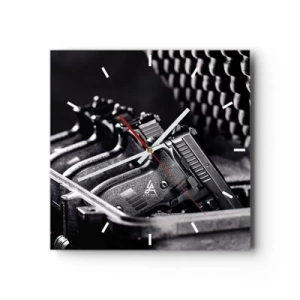 Zegar ścienny - Męski sport - 40x40 cm