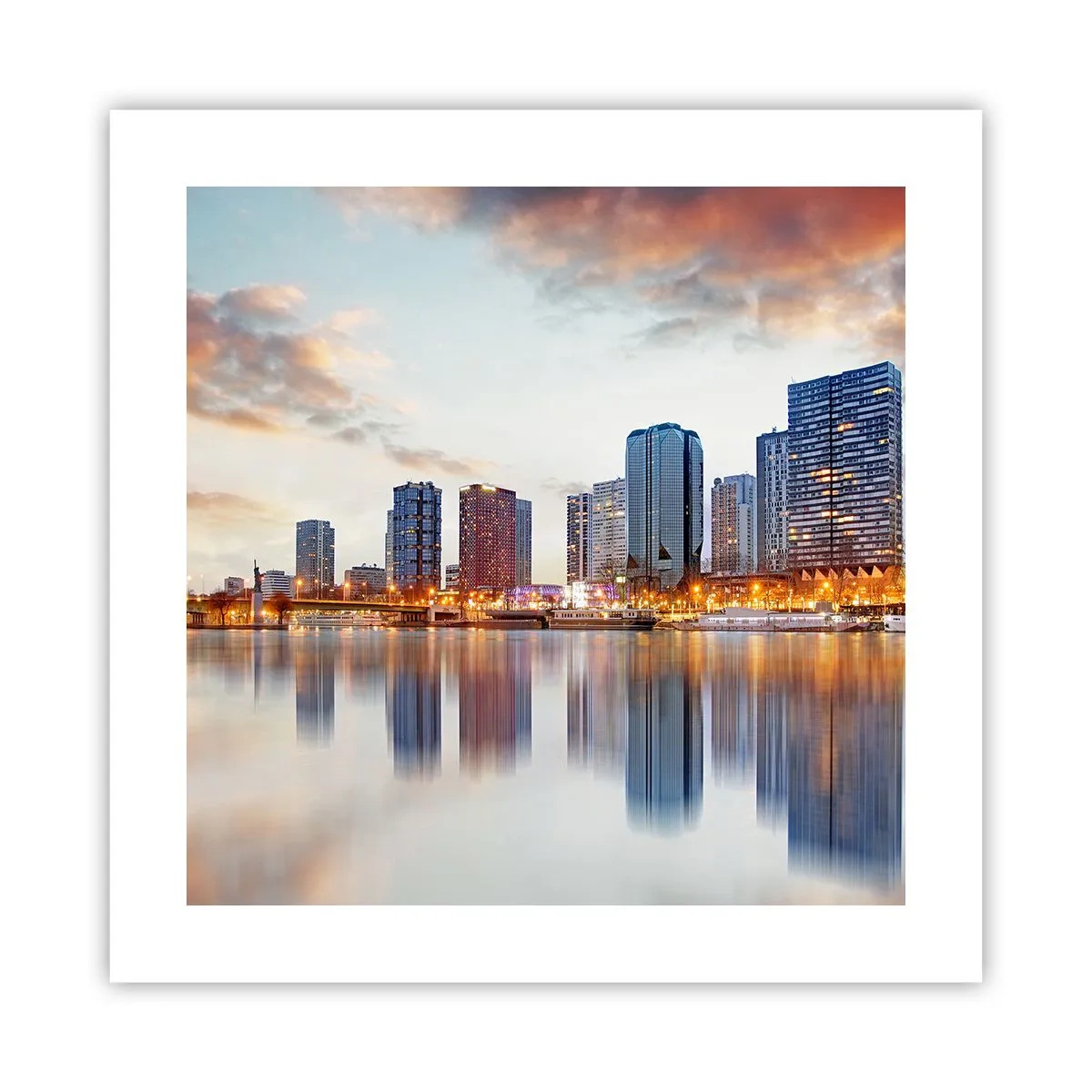 Plakat - Monumentalny spokój Paryża - 40x40 cm