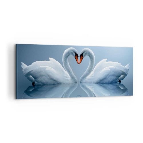 Obraz na płótnie - Czas na miłość - 100x40 cm